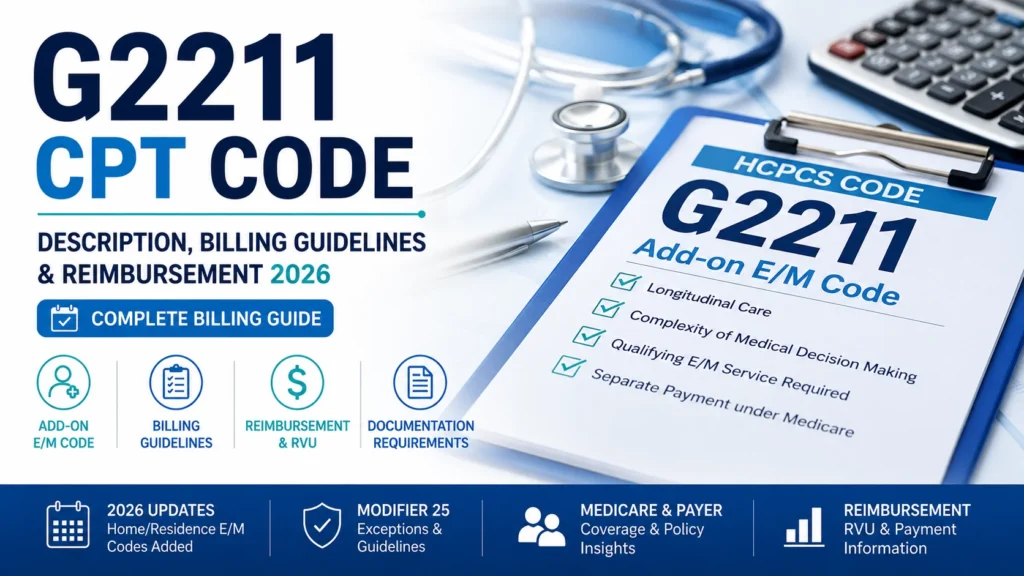 G2211 CPT Code billing guidelines and reimbursement guide 2026