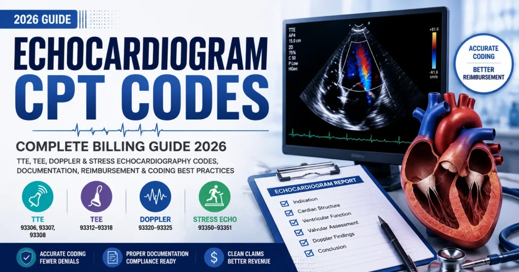 echocardiogram cpt codes