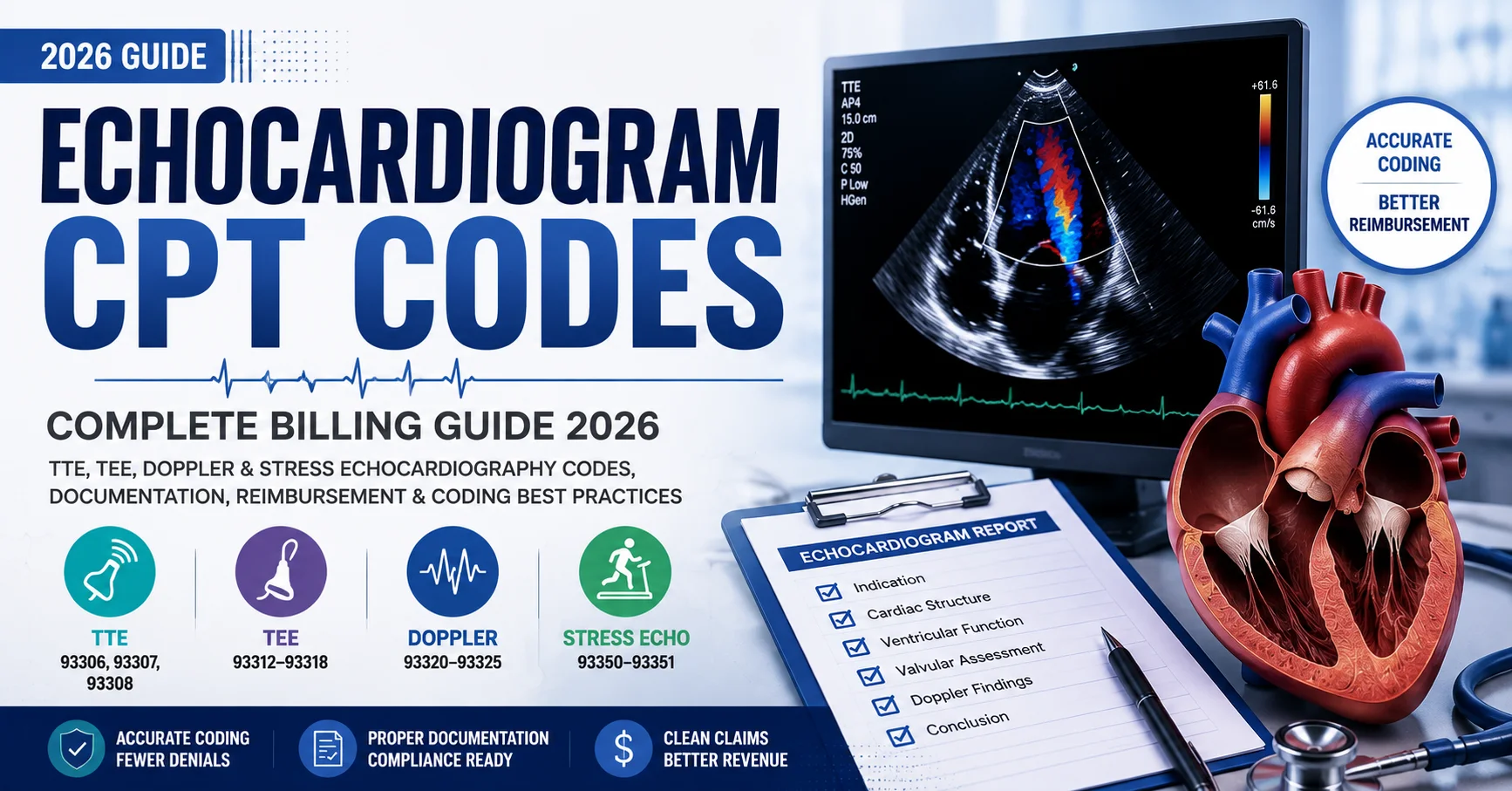 echocardiogram cpt codes